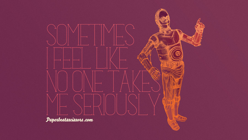 Illustration for article titled Droids Have Feelings too, You Know. Even When They're Not the Droids You're Looking for.